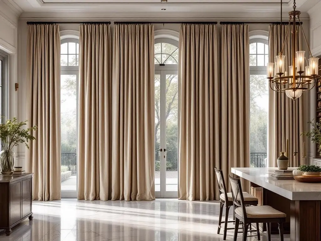 Custom drapery installation — The Curtains Co.